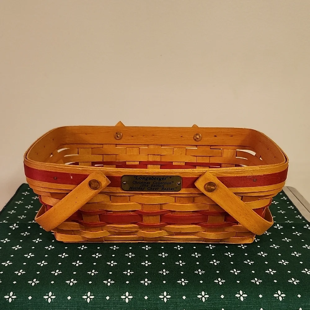 Longaberger 1996 Holiday Cheer Basket